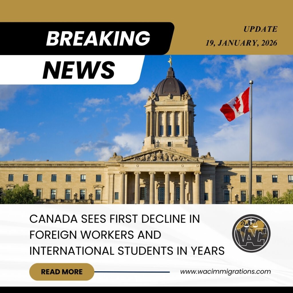Canada Sees First Decline in Foreign Workers and International Students in Years
