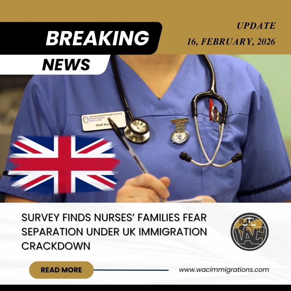 Survey Finds Nurses’ Families Fear Separation Under UK Immigration Crackdown